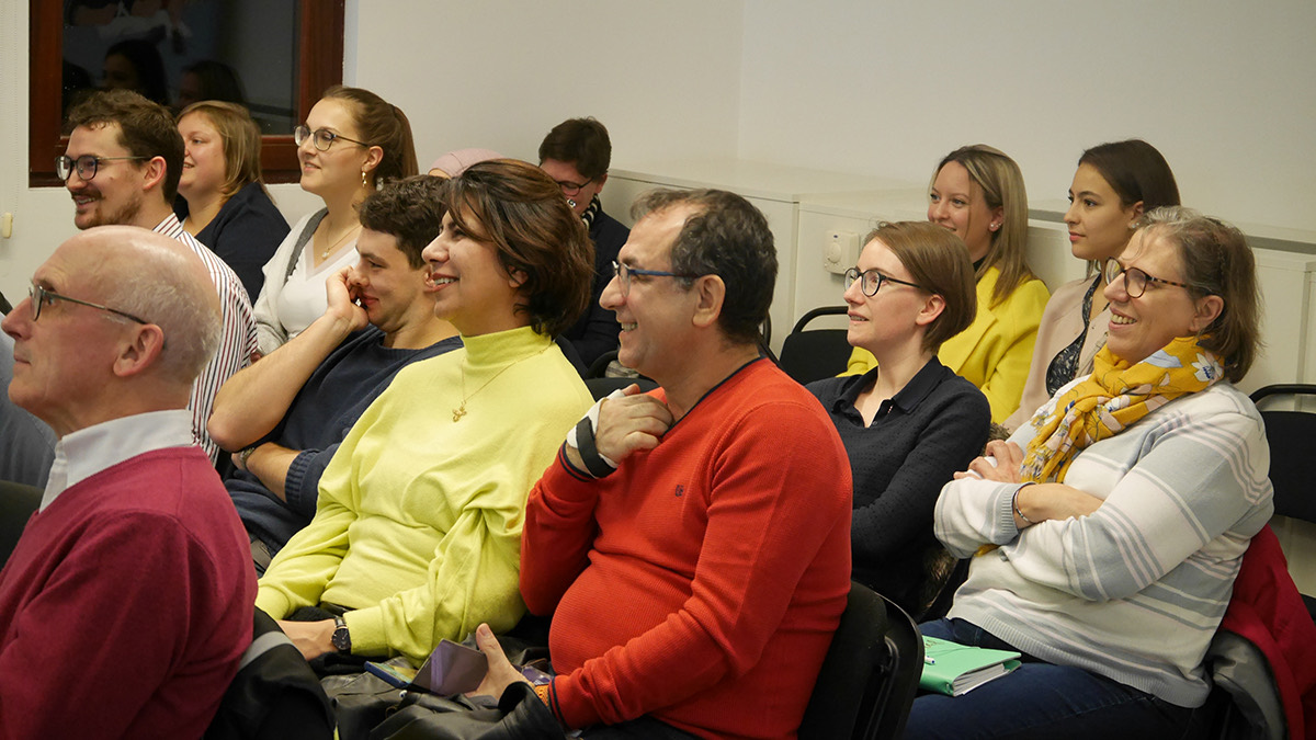 Le public de la conférence Technologies et enseignement