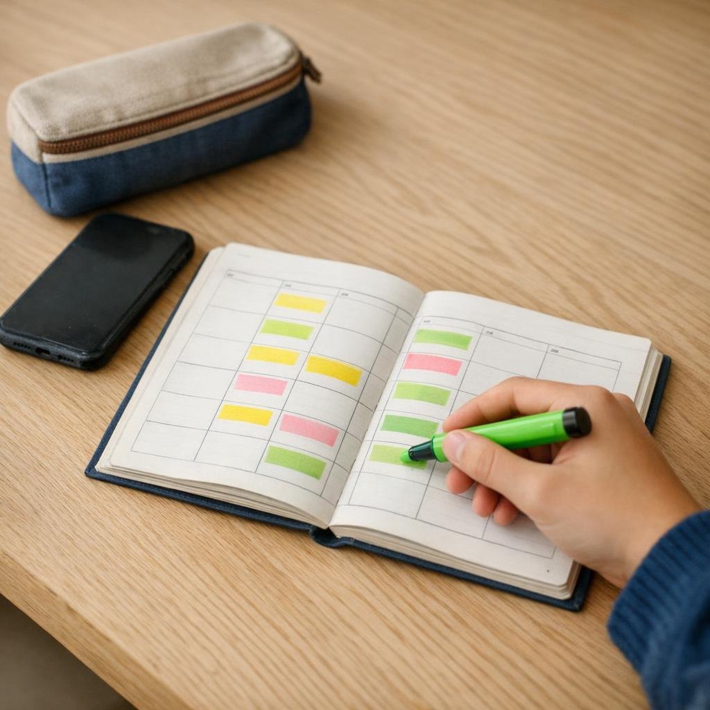 Getting organised, memorising, becoming independent