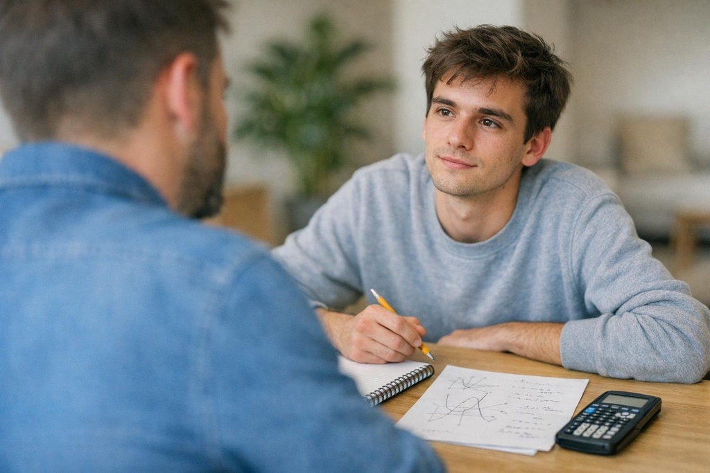 Private maths lessons in higher education