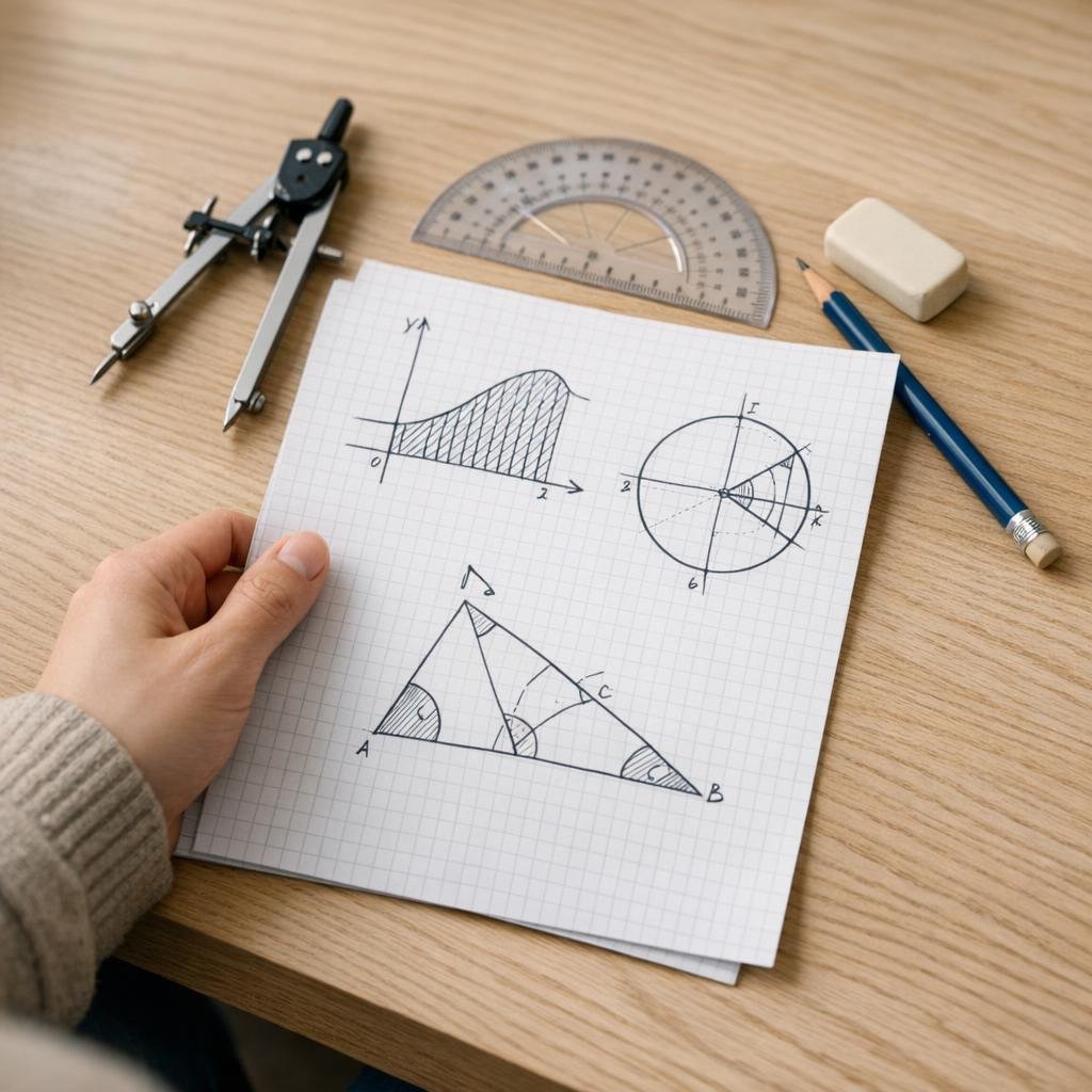 Four subjects, all in mathematics